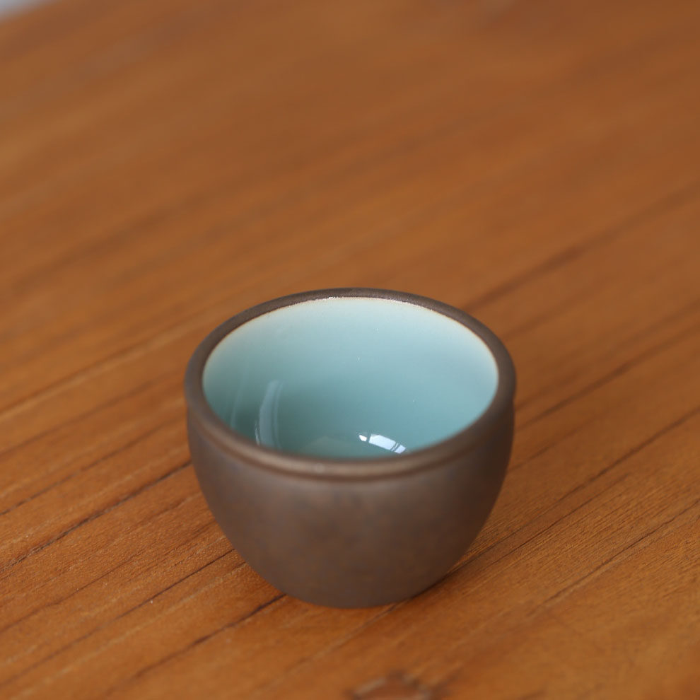 黄灿纯手工青瓷茶杯主人杯单杯家用功夫茶具茶杯子陶瓷品茗杯