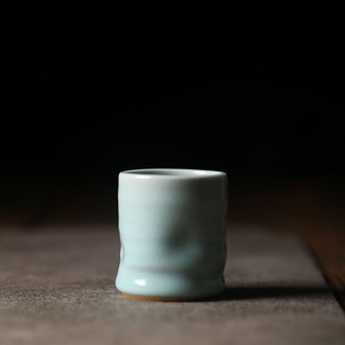 周有斌纯手工青瓷茶杯主人杯单杯家用功夫茶具茶杯子陶瓷品茗杯