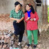 新款 搞笑小品拍抖音快手服装 怀旧村姑文革时期知青下乡表演服