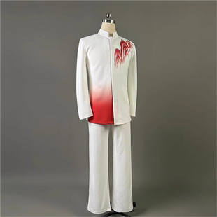 成人中山装男演出服中国风民国学生红歌大合唱中老年乐队表演服装