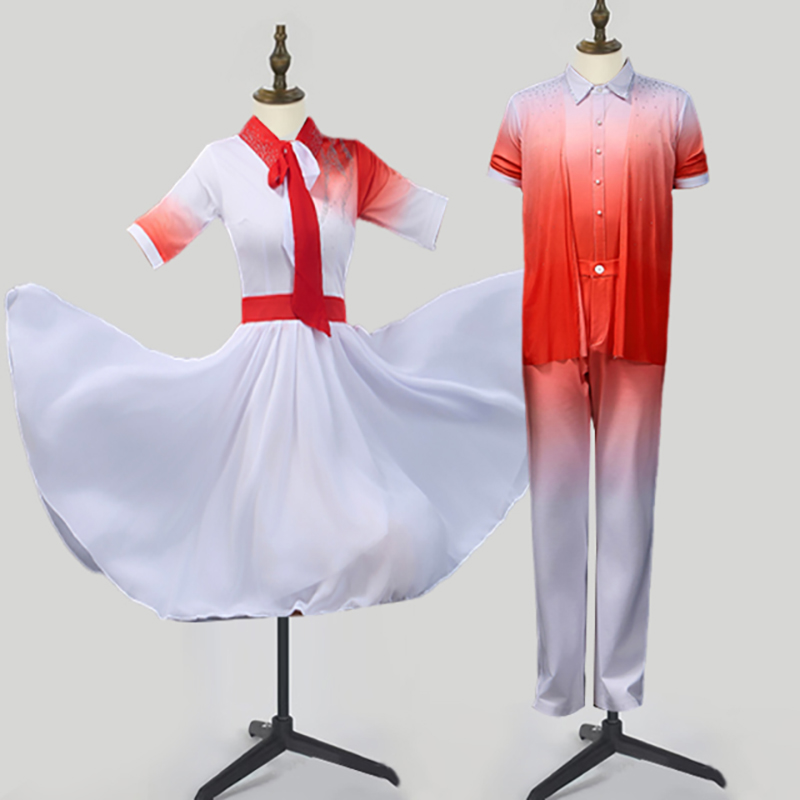 六一儿童合唱服演出服中小学生大合唱团男女童爱祖国诗歌朗诵服装