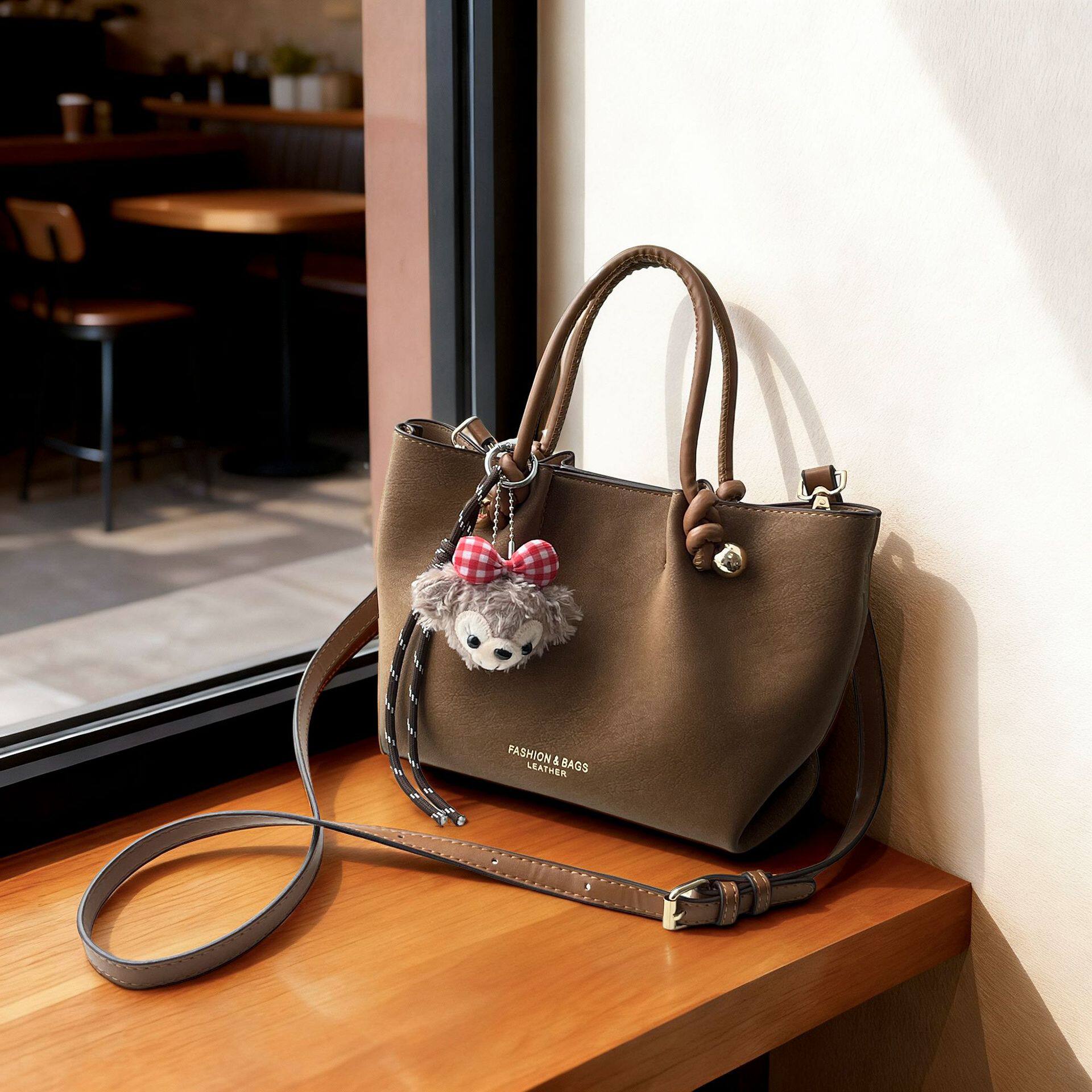 高级感小包包女式2025新款时尚休闲手提包小众复古轻奢斜挎水桶包