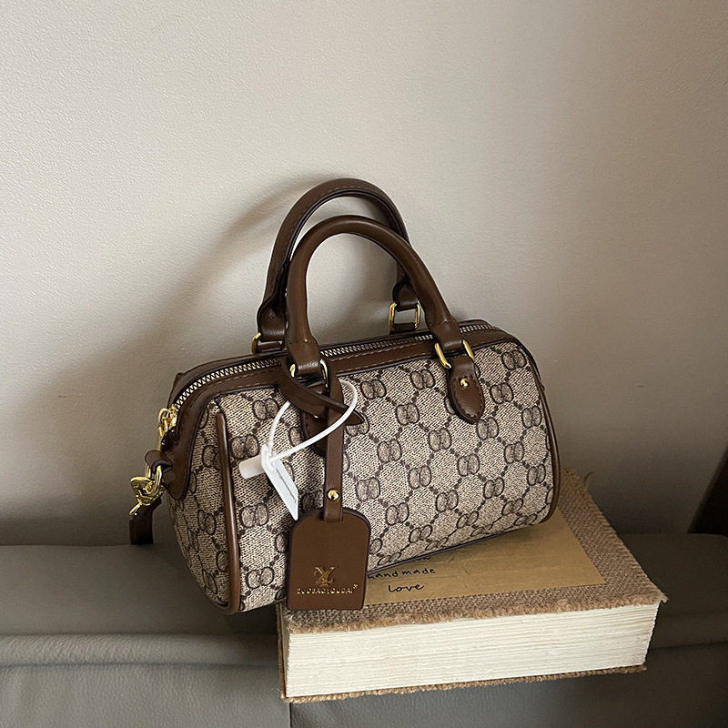 高级感包包女2026新款轻奢复古手提包波士顿包时尚百搭单肩斜挎包