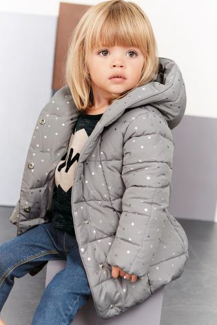 小s二店未来灰色星星温暖棉服