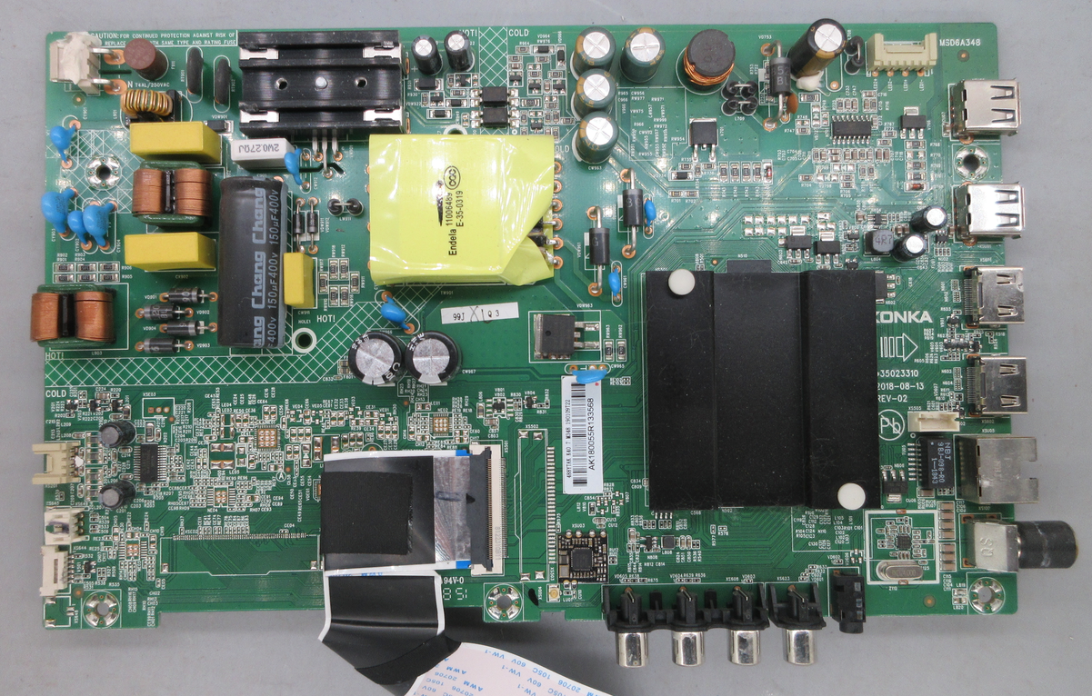 拆机康佳kktv k40 主板35023310 配屏72000488ytak v1