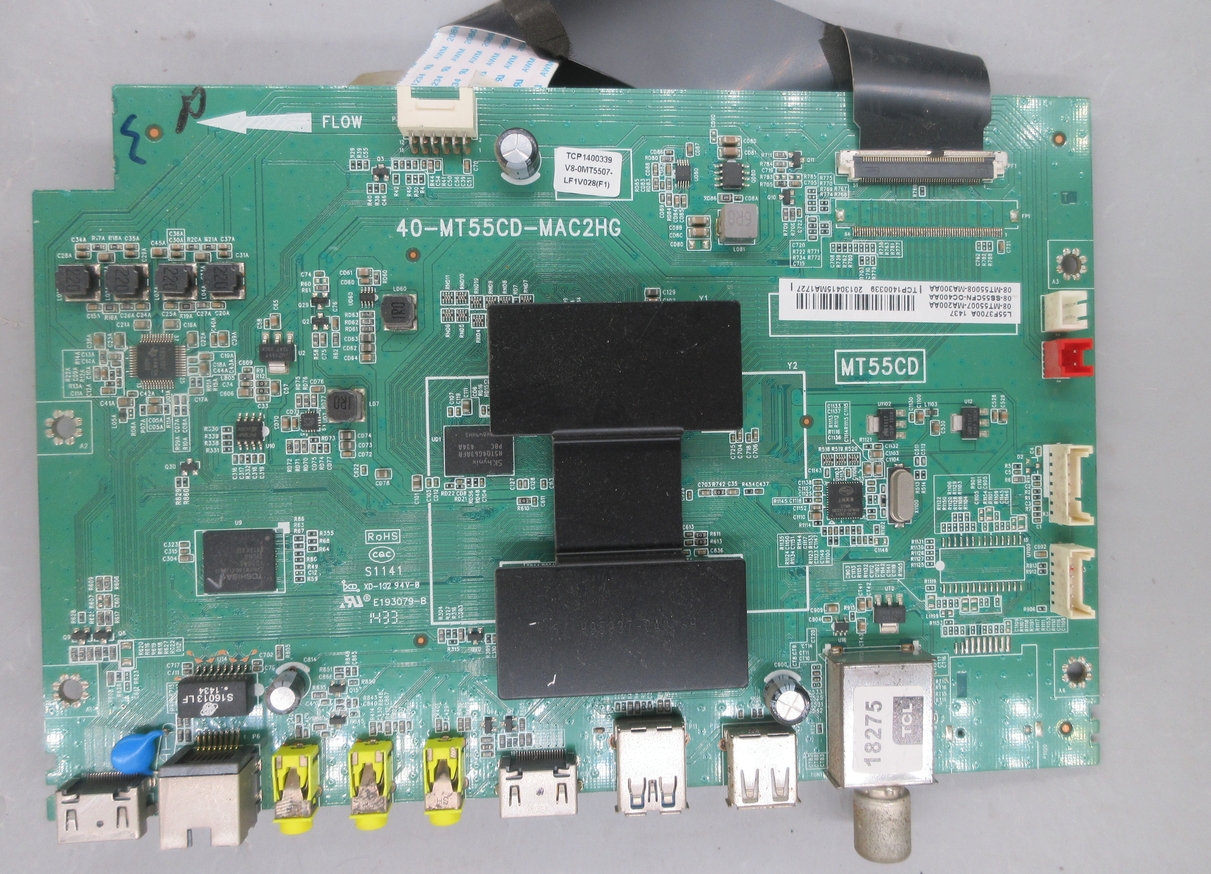 TCLL55F3700A主板40-MT55CD-