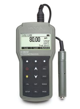 意大利HANNA HI98192 专业级微电脑EC-TDS-电阻率-NaCI-测定仪