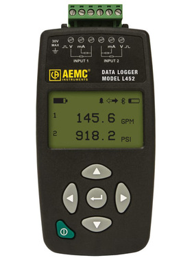 AEMC L452 2通道电流数据记录仪 LCD显示 事件与脉冲监测