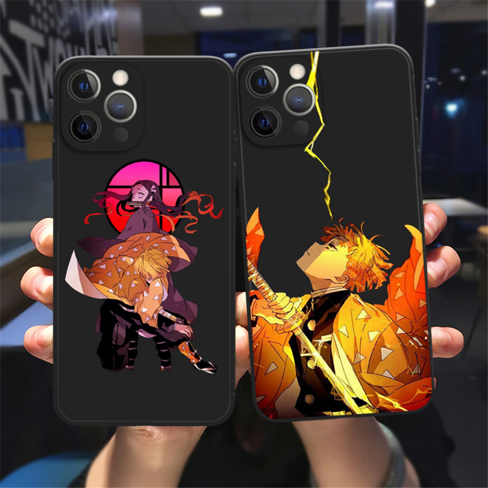 日本鬼灭之刃动漫伊之助手机壳iPhone16promax苹果8plus黑色xr/12pro适用13mini软套XS MAX防摔情侣6S软壳14