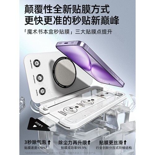 德国柏奈儿无尘仓适用vivox200s钢化膜vivo手机膜x100全屏vivos20防摔s保护y300高清y200gt玻璃y100i新款y78