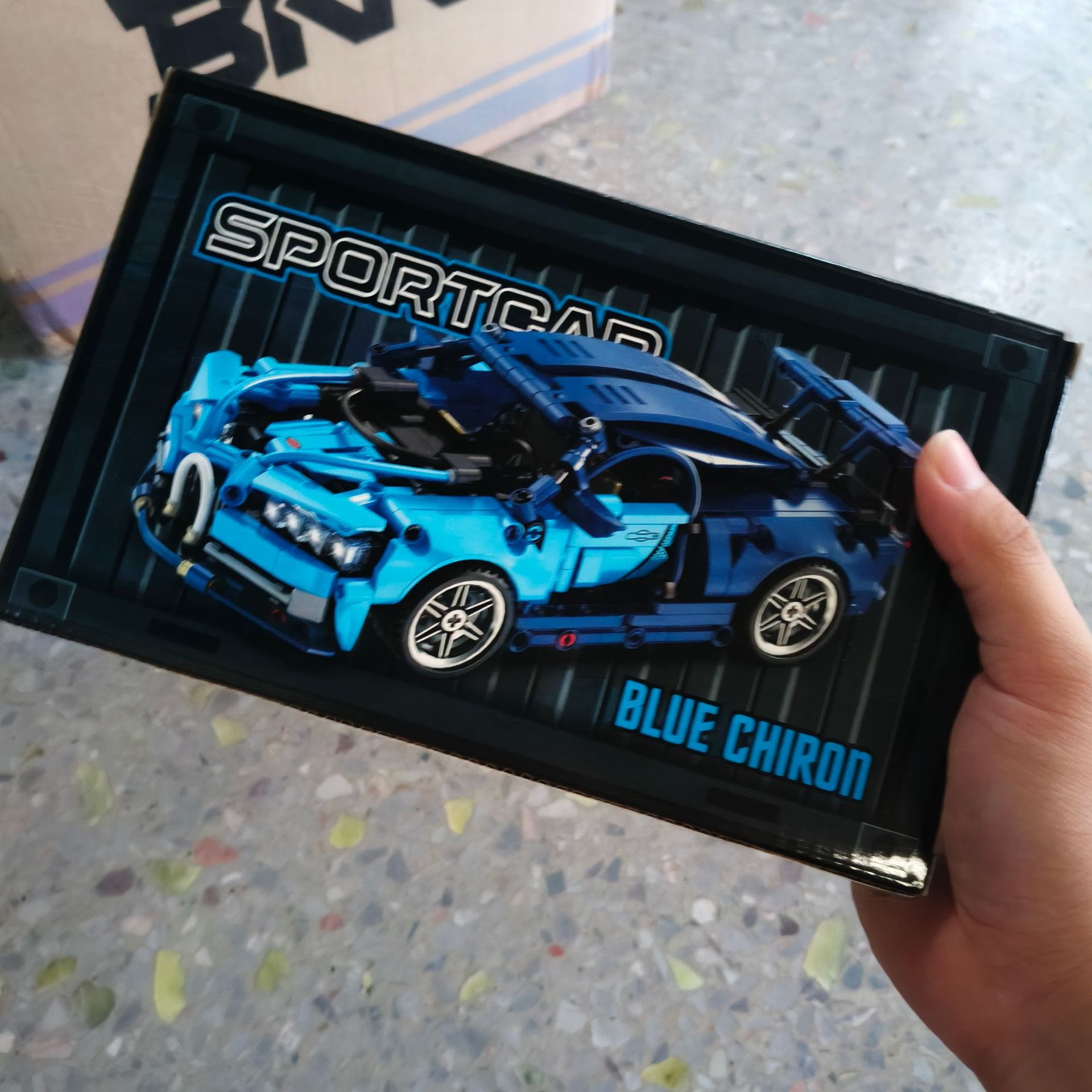 拼搭乐趣拼装跑车积木赛博汽车玩