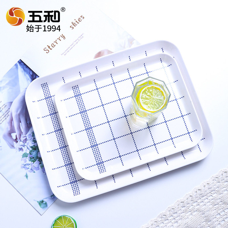 五和密胺茶盘茶具托盘甜品盘餐盘图片