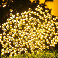 Solar-powered string lights, colored lights, ambient lights, flashing lights, starry sky lights, outdoor waterproof New Year hanging lights, courtyard decoration lights thumbnail 2