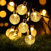 Solar-powered string lights, colored lights, ambient lights, flashing lights, starry sky lights, outdoor waterproof New Year hanging lights, courtyard decoration lights thumbnail 4