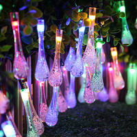 Solar-powered string lights, colored lights, ambient lights, flashing lights, starry sky lights, outdoor waterproof New Year hanging lights, courtyard decoration lights thumbnail 7