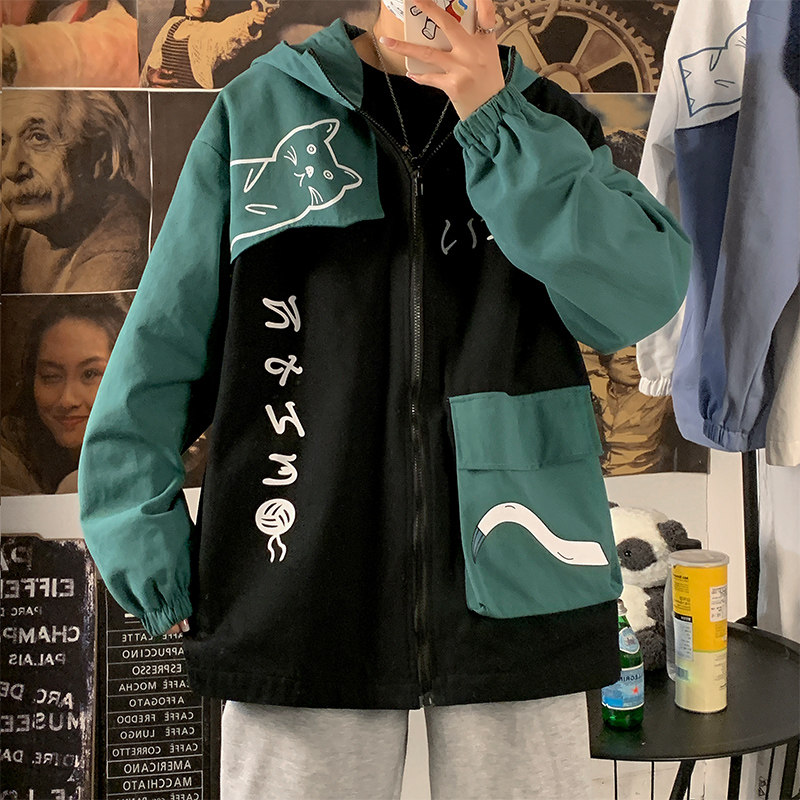 Color matching jacket for men in spring