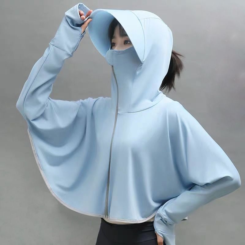冰丝防晒衣女夏季宽松骑车防晒服防紫外线大码薄款外套潮