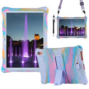 适用台电m18保护套10.8寸平板电脑外壳 小霸王kx20通用迷彩硅胶套