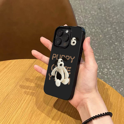 韩系ins可爱卡通小狗手机壳