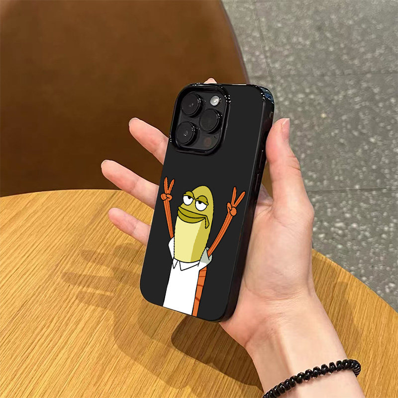 ins趣味卡通比奇堡鱼居民手机壳适用苹果17promax新款iphone16亮黑色14磨砂超薄13小众不撞款12男女15全包软,3C数码配件,手机保护套/壳,淘宝优惠券,粉丝福利购,淘宝优惠卷