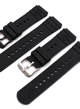 Luminox鲁美诺斯军表原装树脂橡胶手表带3901 3001 3000通用22mm