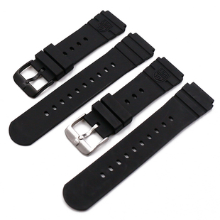 3000通用22mm 3001 Luminox鲁美诺斯军表原装 树脂橡胶手表带3901