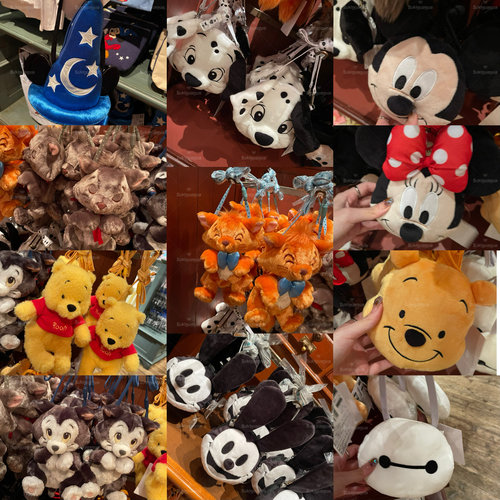 日本 Disney迪士尼 公仔斜挎包大脸包米奇米妮唐老鸭噗噗