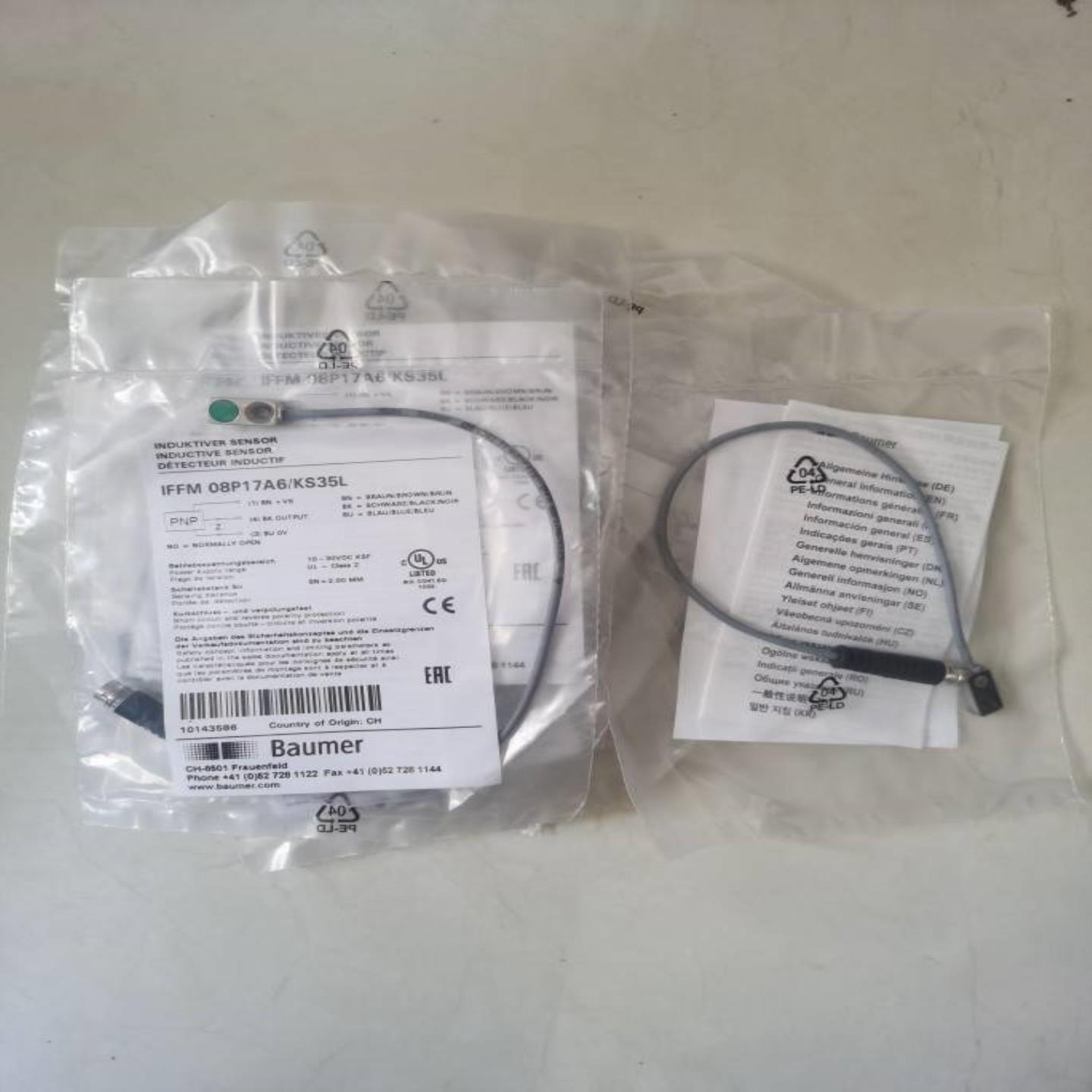 配件Baumer IFFM 08P17A6KS35L 宝盟接近开关议价