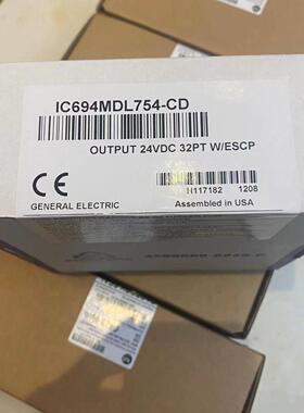 配件IC694MDL754CA 输出模块1224VDC075A32点编组带ESCP议价