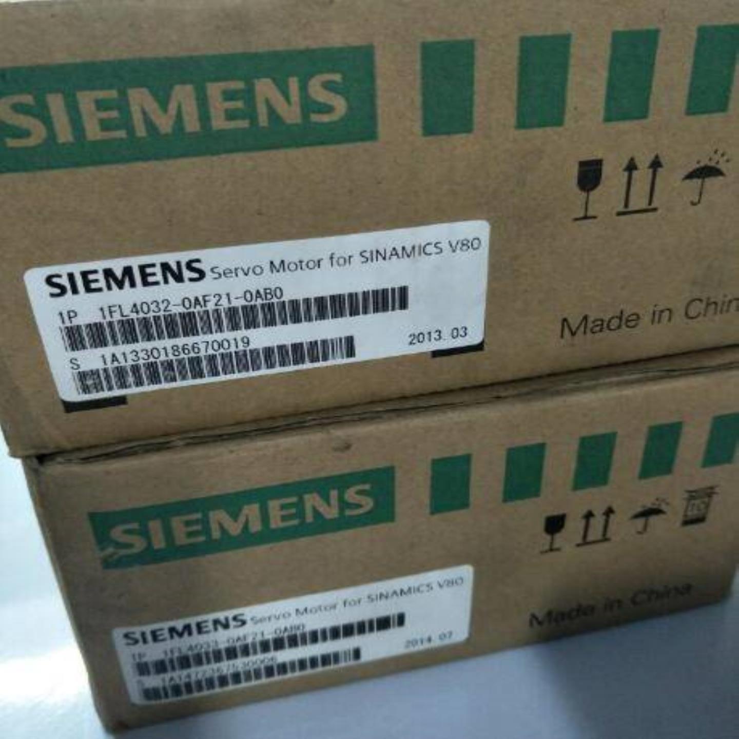 配件全新西门子v80伺服电机带抱闸1FL4032-0AF21-0AB0议价