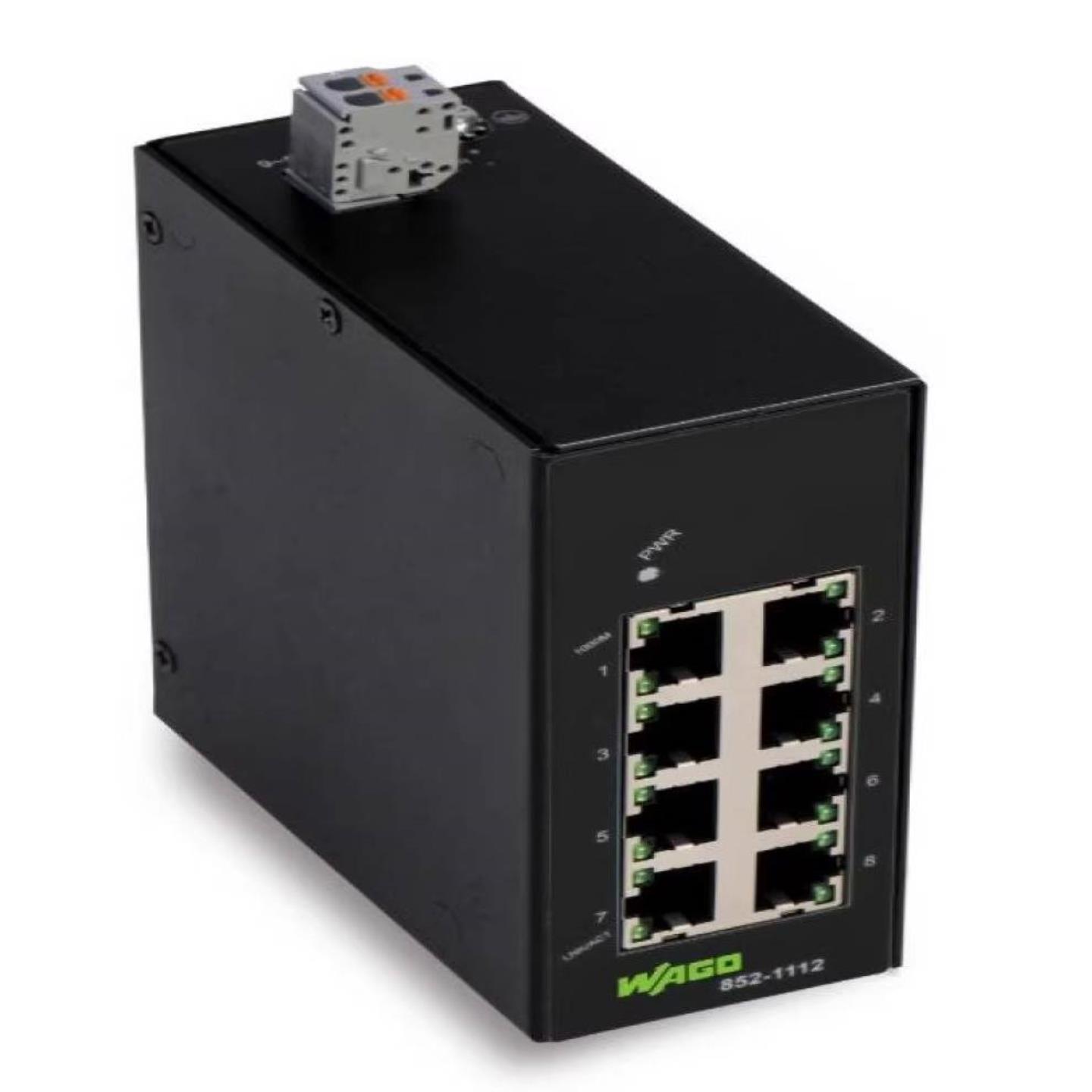 配件德国WAGO 万可工业 ECO 经济型交换机852-1106 转议价