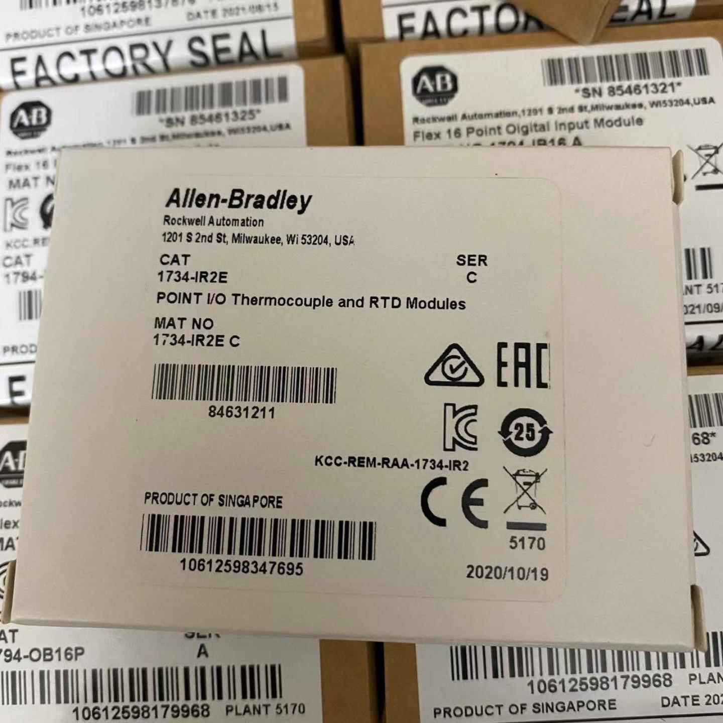 配件1734-IR2E POINT IO 24VDC 2通道RTD输入模块高分辨率议价