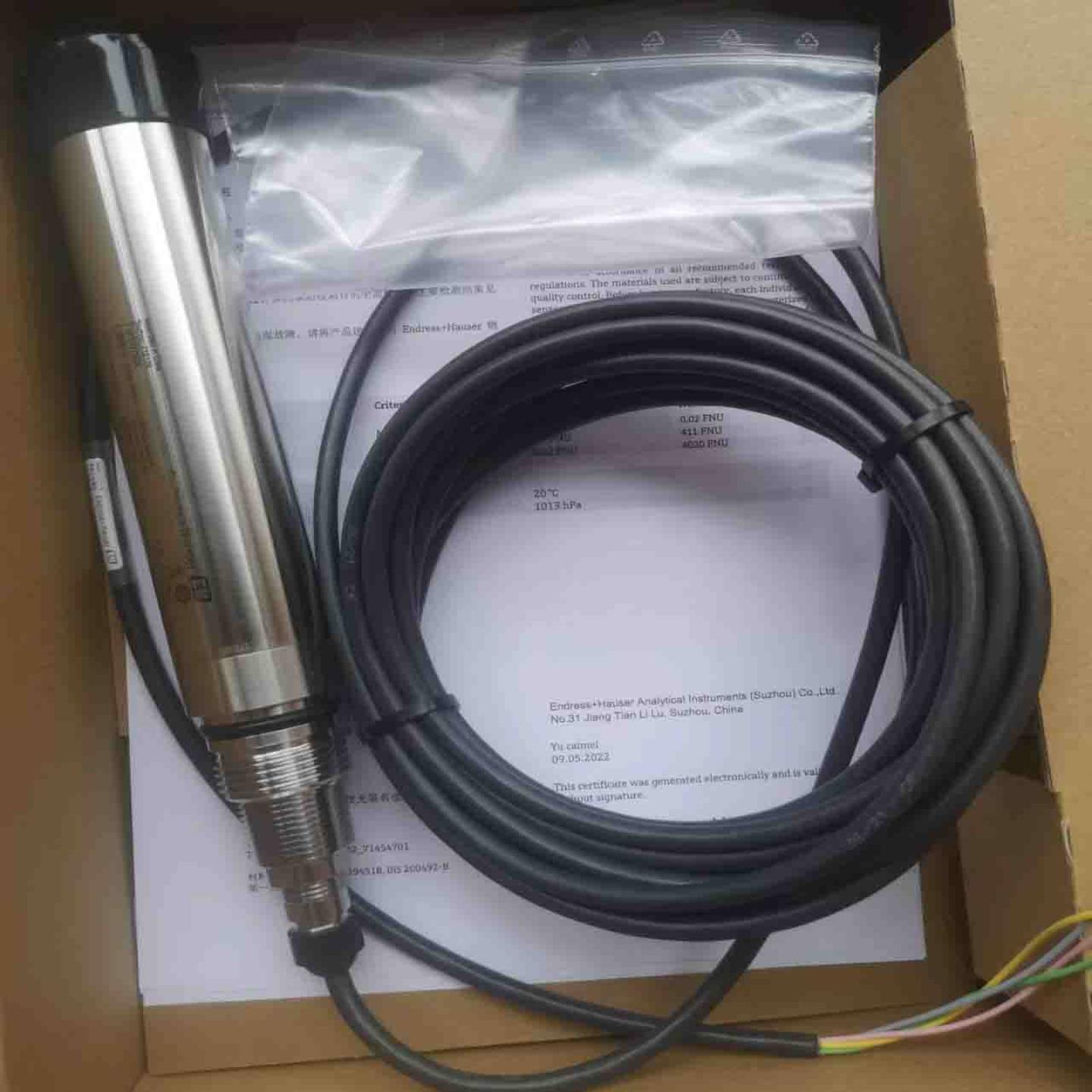 配件现货E+H传感器CUS51D-10K60浊度探头原装CUS51D-AAC1A3议价