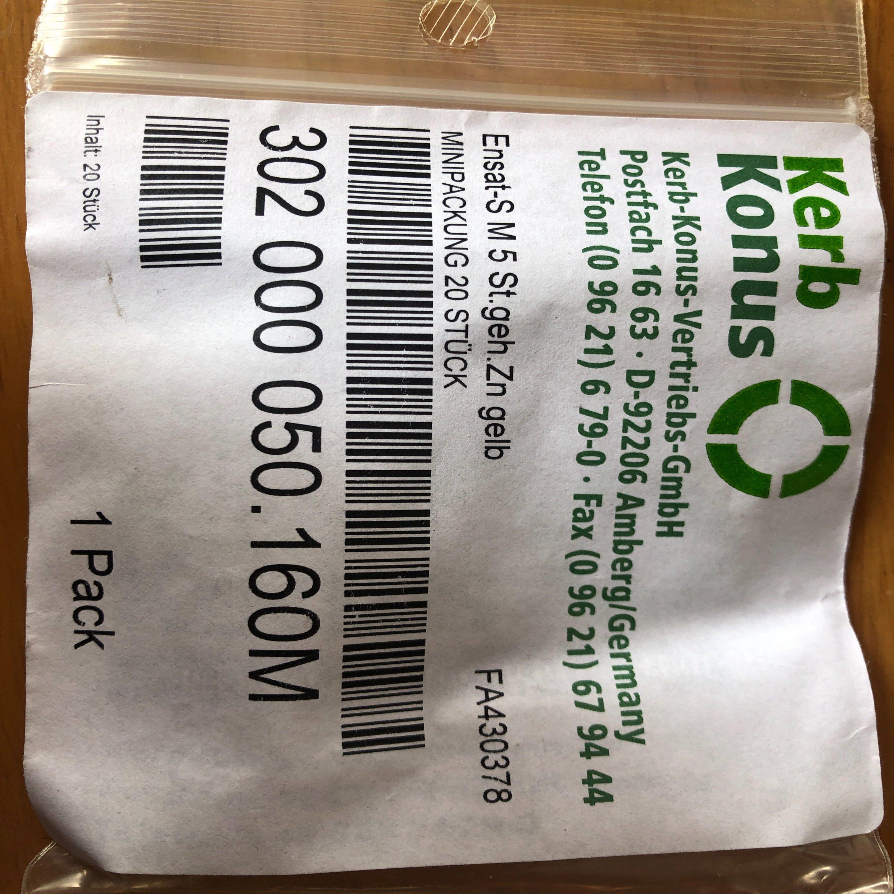 配件KERB KONUS压入螺母302000050160M 全新现货议价