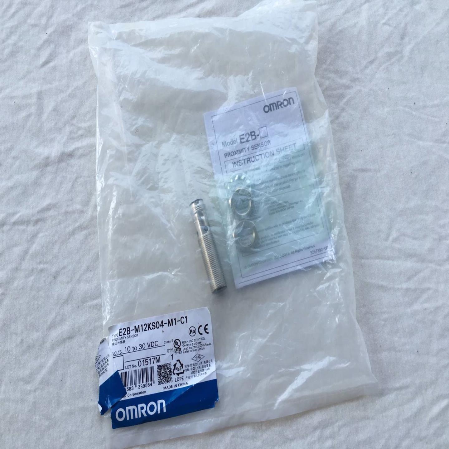 配件OMRON欧姆龙E2B-M12KS04-M1-C1传感器 M12接近开关 议价