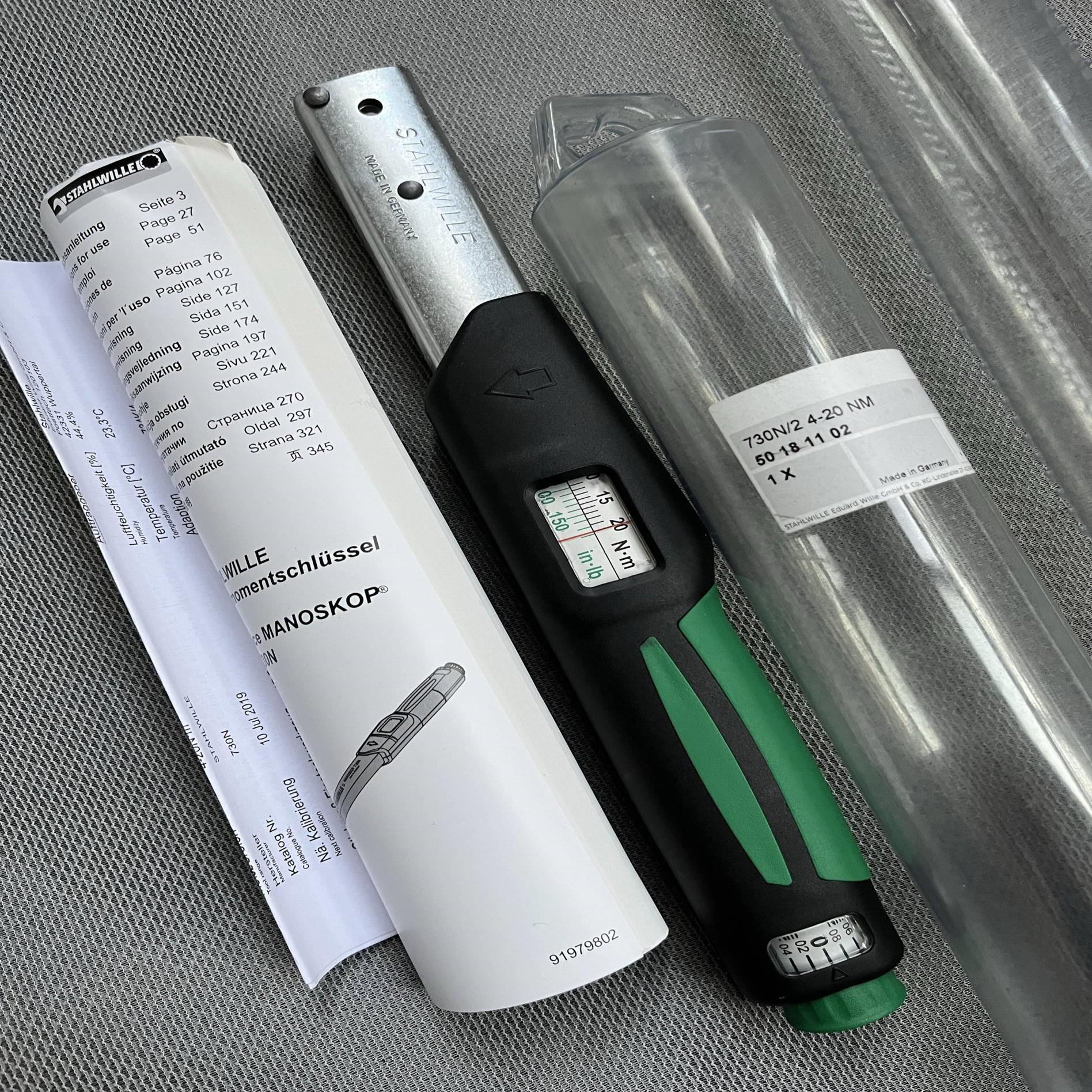 配件特价德国原装达威力730N2扭力扳手4-20Nm可调扭力矩扳手议价