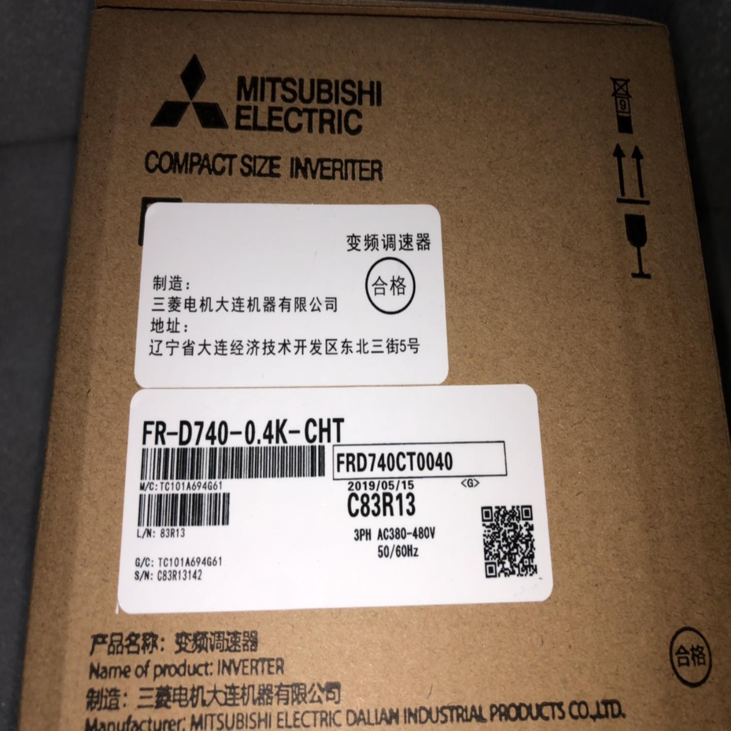 配件变频器FR-D740-0.4k/0.75K/1.5k/2.2k/3.7k-cht议价议价