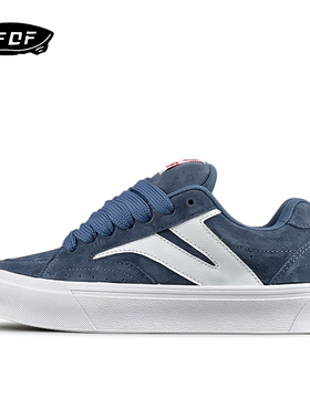 VFDF 牛仔蓝男女透气板鞋2024秋季新款情侣百搭低帮运动休闲鞋