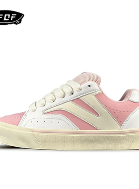 VFDF 日系原创樱花粉低帮板鞋女潮2024新款复古百搭学生休闲鞋子
