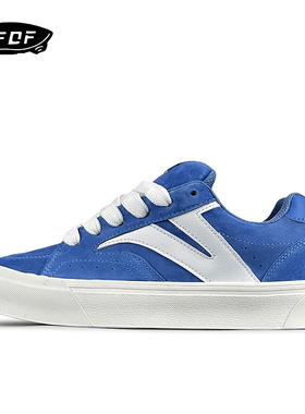 VFDF 天空蓝面包鞋翻毛皮小众低帮板鞋男女潮鞋街头情侣休闲鞋