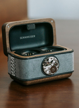 适用于SENNHEISER森海塞尔CX PLUS TW真无线三代3四代大馒头4CX500BTCX400BT耳机套创意真皮耳机壳MOMENTUM4