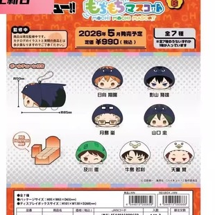 vol6 Japan 玩偶服趴趴 毛绒公仔挂件 排球少年 限购五件定金