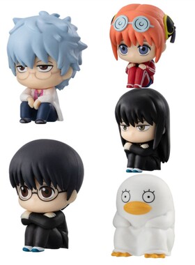 限购五件2月预定   3年Z组银八老师 银魂等待摆件 银时神乐