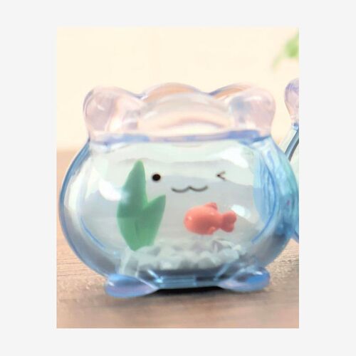 限购5/透明迷你金鱼缸君表情摆件