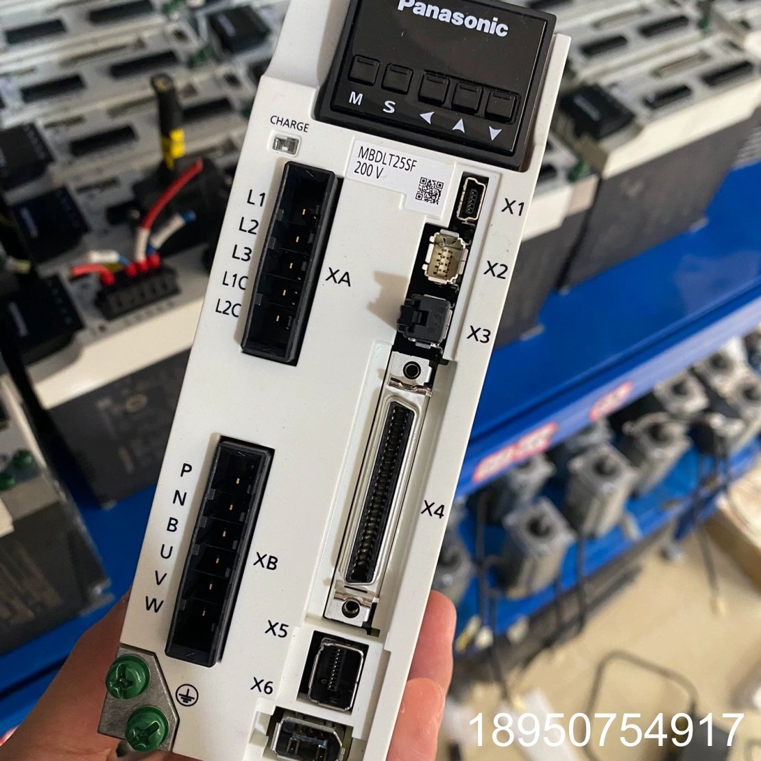 议价伺服驱动器MBDLT25SF，400W，功能正常