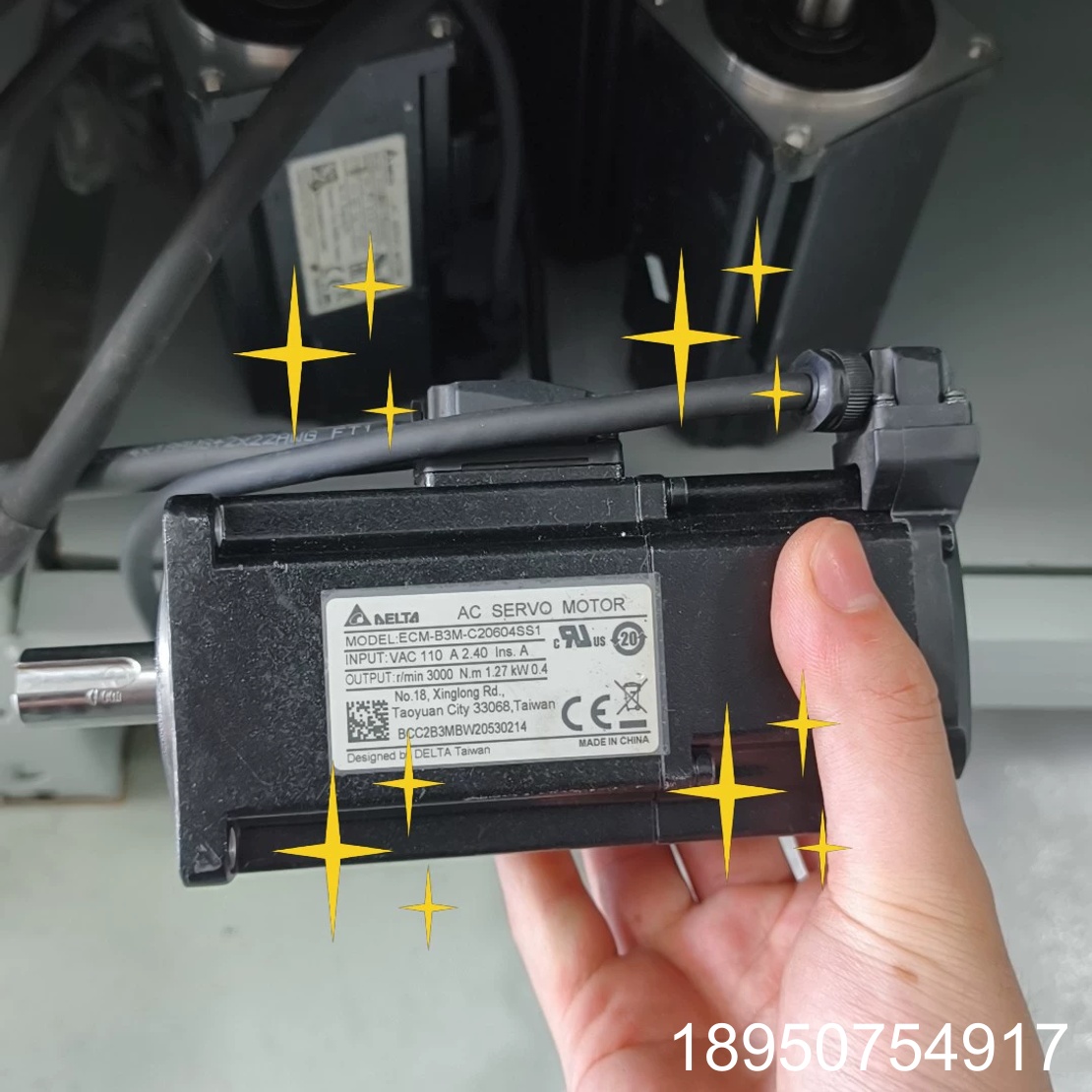 议价伺服电机ECM-B3M-C20604SS1，400W功率