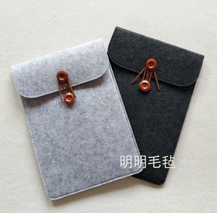 简约毛毡笔记本内胆包11寸13寸14寸15.6寸毛毡电脑保护套可加logo