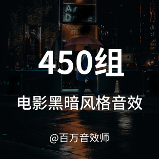 电影暗黑风格音效适合各种炫酷的打斗或者张力的画面营造紧张气氛