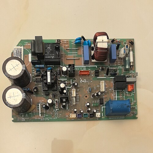 奥克斯空调外机主板SX-BPS-W-89FM41-V6模板SX-W-UPD76F-PS21767