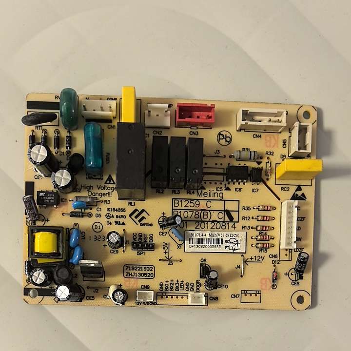 美菱冰箱BCD450ZE9A450ZE9N电源板控制板主板电脑板B1078